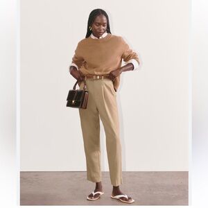 EVERLANE The Draper Tapered Pant‎ in Buttersmooth Size 12 Trouser Classic Career